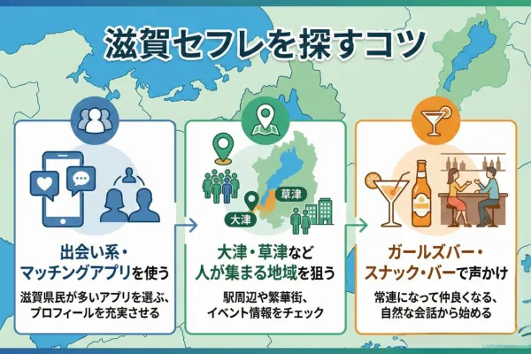 滋賀セフレを探すコツ